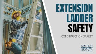 Extension Ladder Safety Training Video: Extension Ladder Safety Tips | Construction Ladder Safety