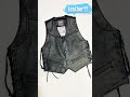 デニムベストorレザーベスト　#カドヤ#kadoya #leather #革ジャン#vest #motorcycle #バイク#バイクウェア#shorts