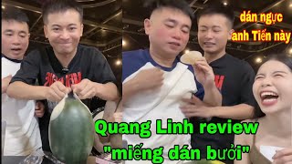 Quang Linh lôi Tiến Nguyễn test "miếng dán ngực" tăng size thấy rõ Hằng Du Mục cười té ghế