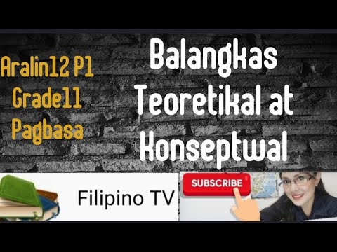 Balangkas Teoretikal at Konseptwal Q2-SHS Pagbasa Aralin12 Part1