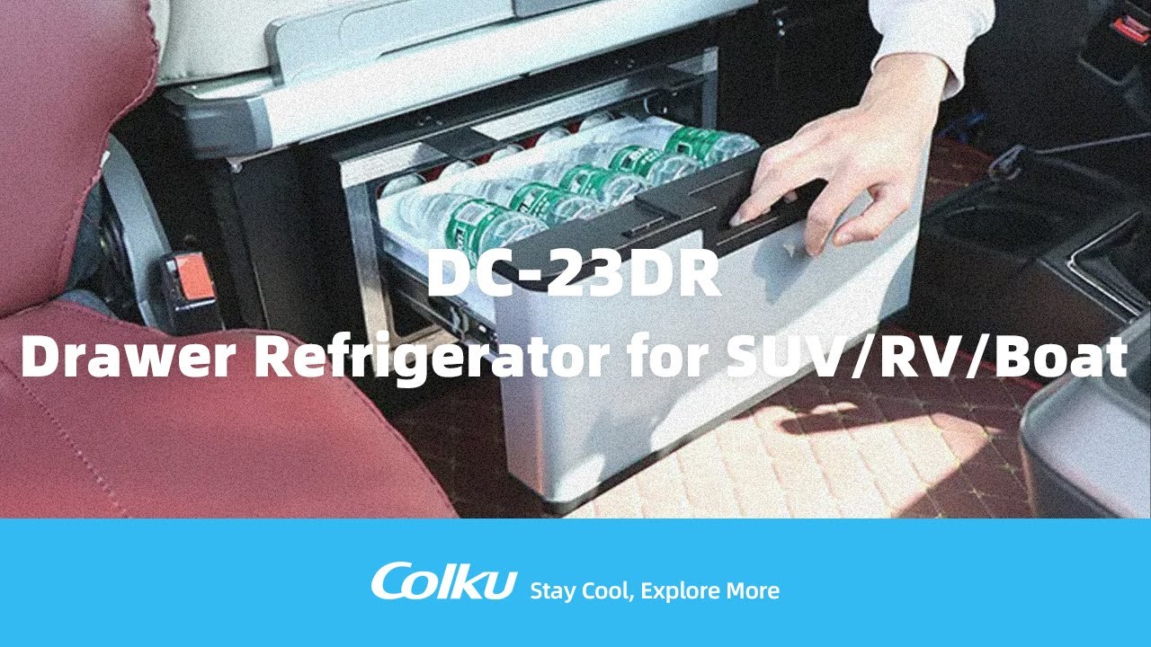 Colku DC-23DR Drawer Refrigerator for Truck/RV/Boat | Efficient Cooling, Dual Use AC/DC 🧊