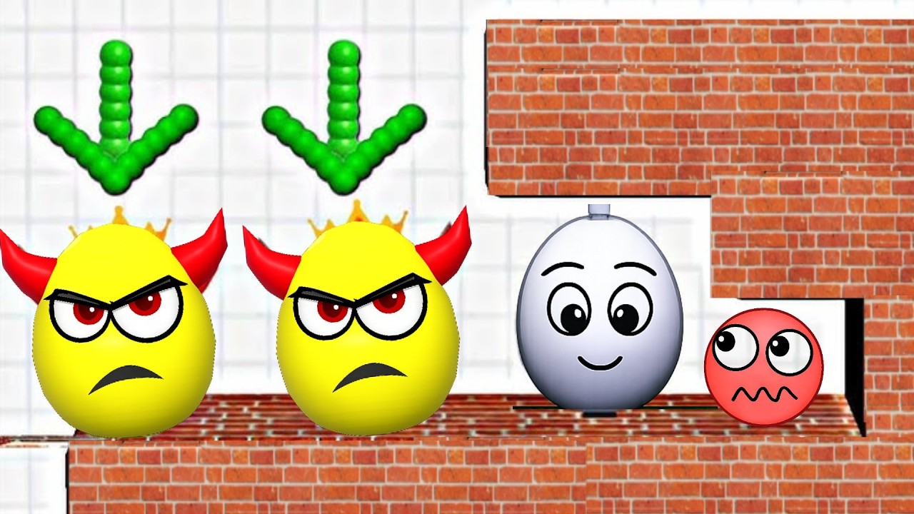 Draw To Smash - Save The Dog 🆚 Hide Ball : Brain Teaser 🆚 Lucky Balls - Going Balls 2048 Gameplay.