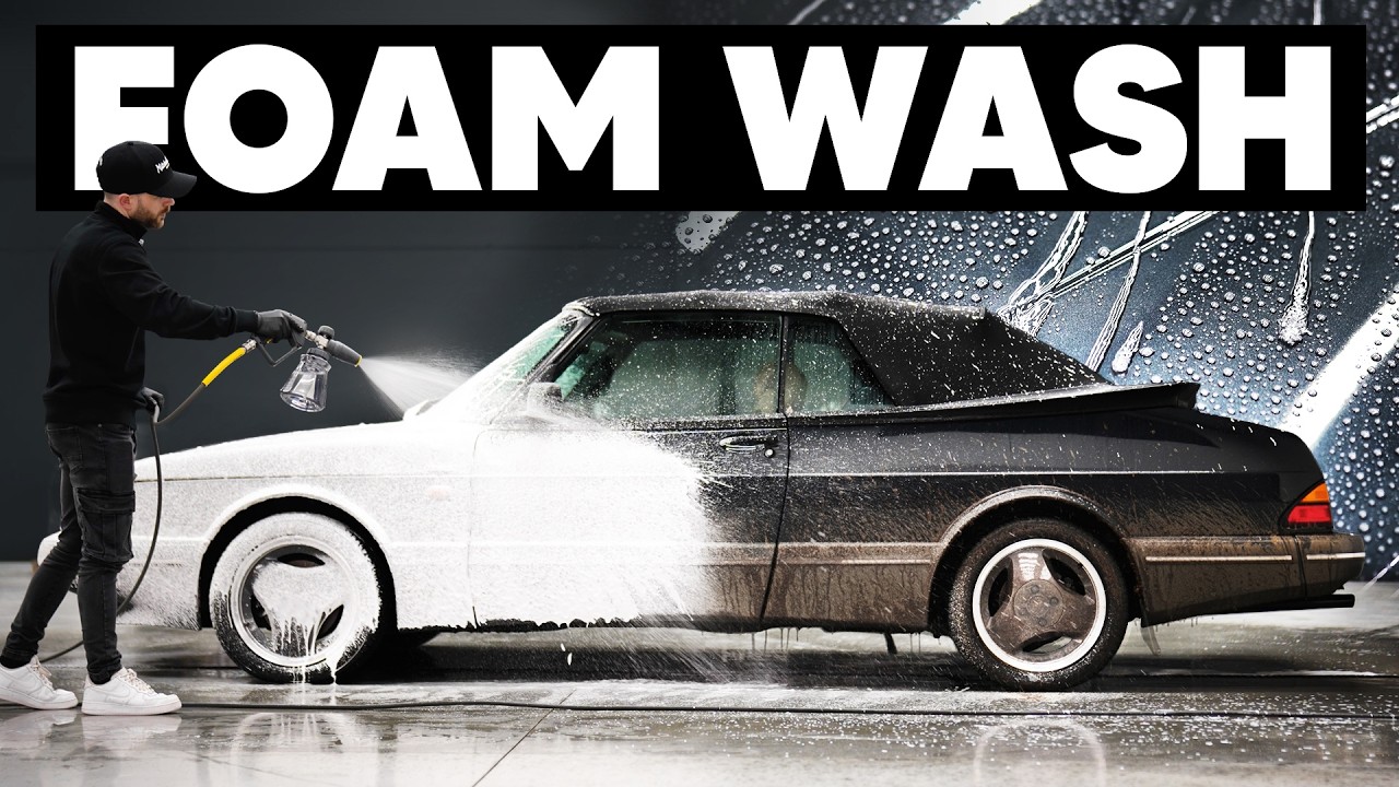 How I Wash A Ceramic Coated Car - Satisfying Foam Wash