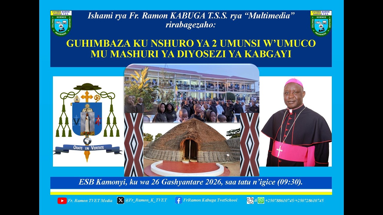 DIYOSEZI YA KABGAYI: GUHIMBAZA UMUNSI W'UMUCO MU MASHURI