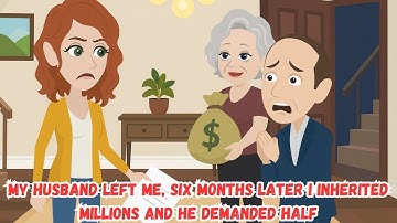 My Husband Left Me, Six Months Later I Inherited Millions and He Demanded Half.