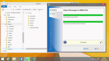 Export Outlook Emails to MBOX Files