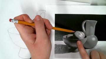 Still Life Practice  Contour Lines pt  2