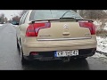 Citroen C5 3.0 V6 sound K&N filter engine/exhaust/interior