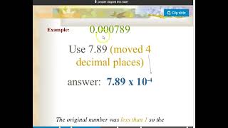 vidseo14 scientific notation with use desmos online calculator