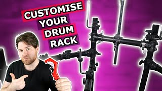 EXPAND and CUSTOMIZE Your Drum Rack - Create A Better DIY Electronic Drum Rack Setup
