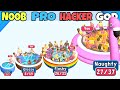 NOOB vs PRO vs HACKER vs GOD in Hottub Run