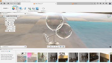 Wine Glass CAD Model Tutorial - Made with Fusion 360