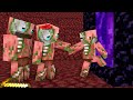 Monster School: ZOMBIE PIGMAN SEES HIS FAMILY FOR THE LAST TIME *EMOTIONAL*