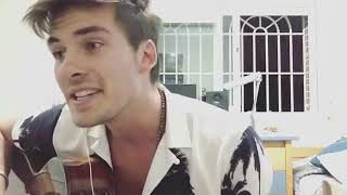 Dvicio ~ Andrés Ceballos singing in Russian! "Сумасшедшая" by Алексей Воробьев