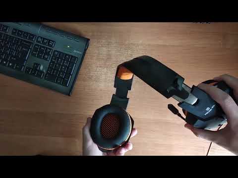 Навушники Real-El GDX-7700 Surround 7.1 Black-orange (EL124100016)
