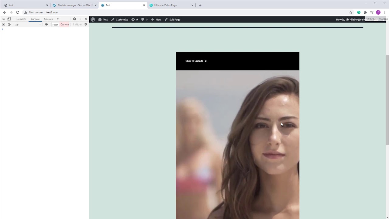 Ultimate Video Player WordPress Plugin popup advertisement - YouTube