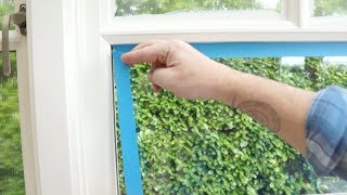 Taping Up a Window
