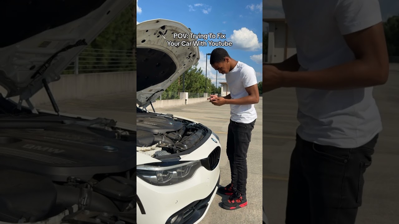 fixing your car with YouTube be like