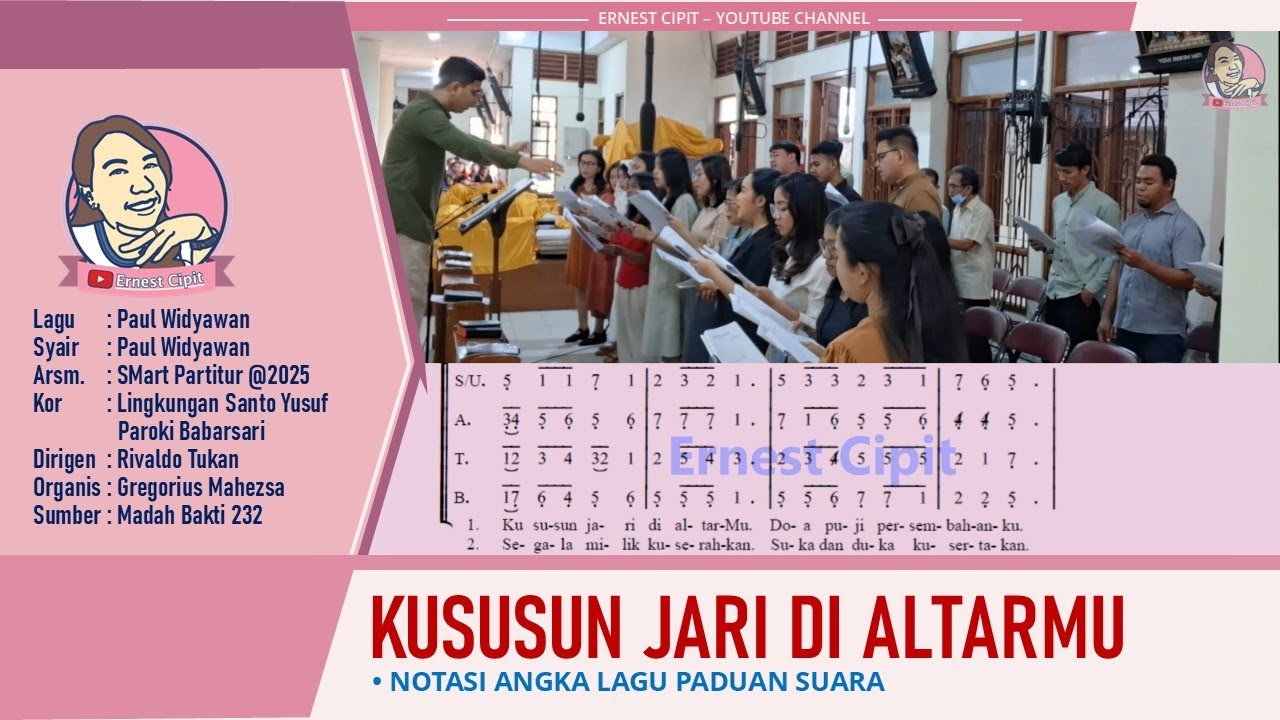 Kususun Jari Di AltarMu | Madah Bakti 232 | Lingkungan Santo Yusuf