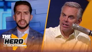 Nick Wright talks KD's big game, Clippers' odds of advancing without Kawhi Leonard | THE HERD