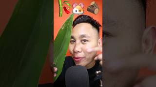 ASMR suara daun bambu sesuai emoji 🤫🎋🪵🐹