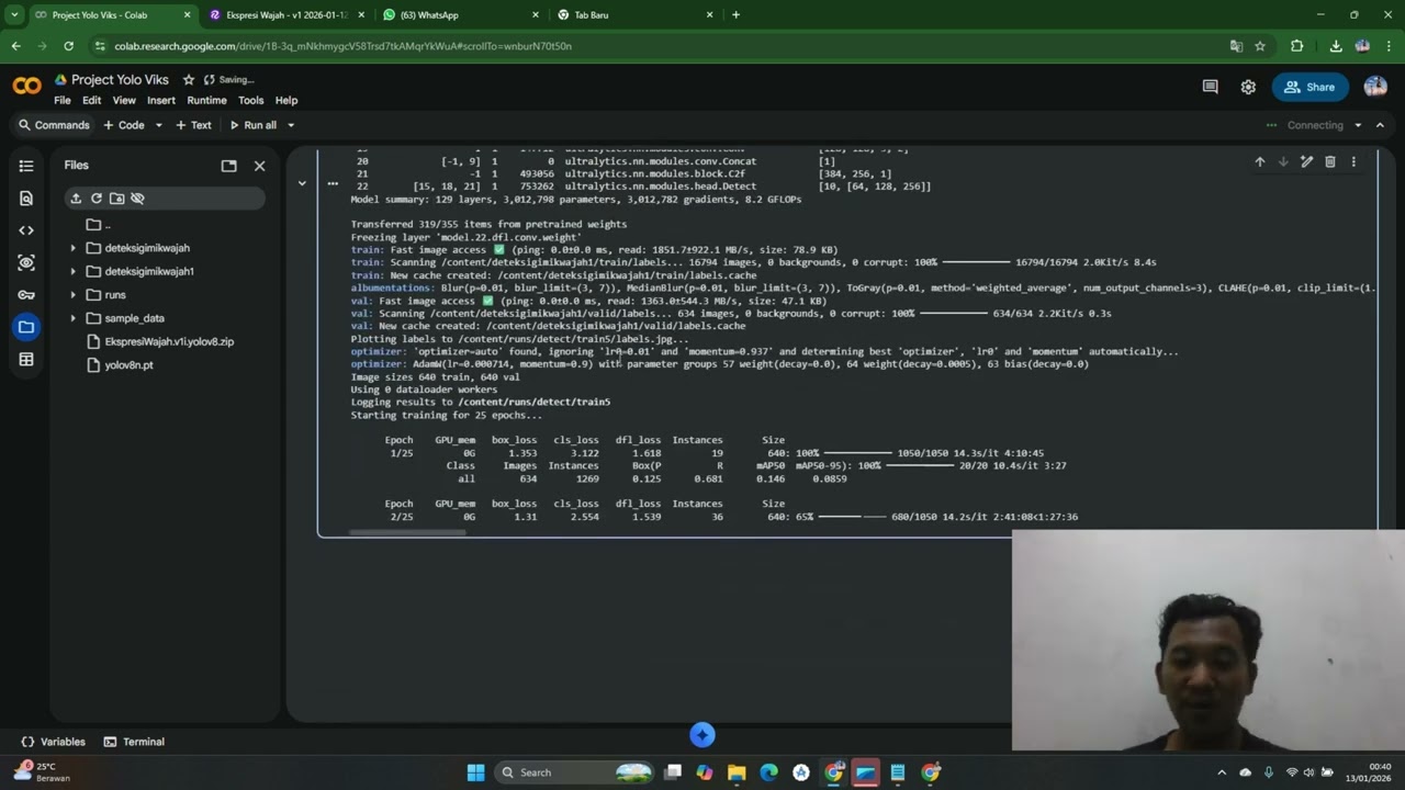 Mendeteksi Ekspresi Wajah Menggunakan YOLO Roboflow & Python