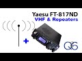 FT817 - Activating a Repeater on VHF or UHF on a window ledge !
