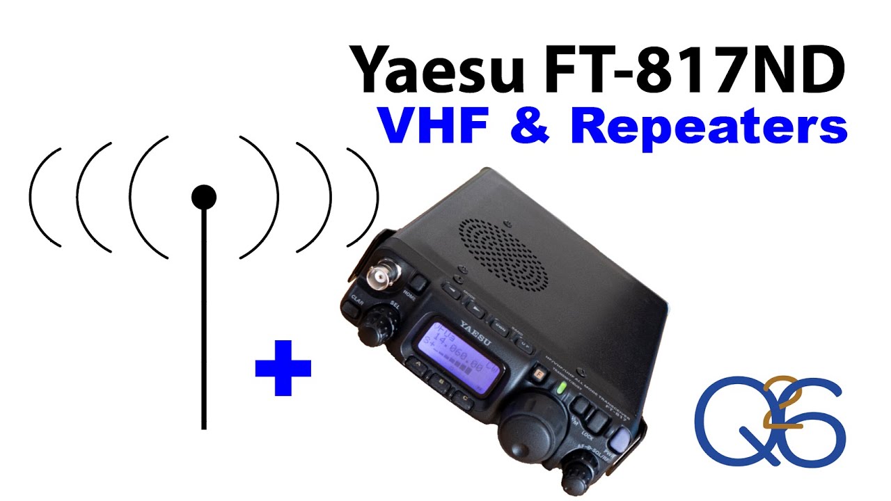 FT817 Activating a Repeater on VHF or UHF on a window ledge ! YouTube