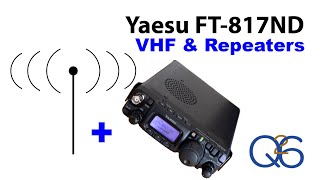 FT817 - Activating a Repeater on VHF or UHF on a window ledge !