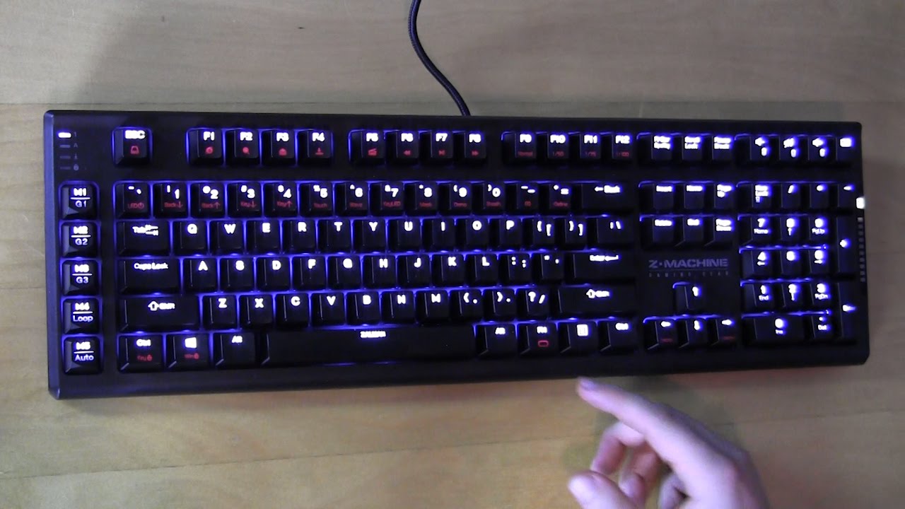 Zalman ZM-K700M Keyboard Illumination