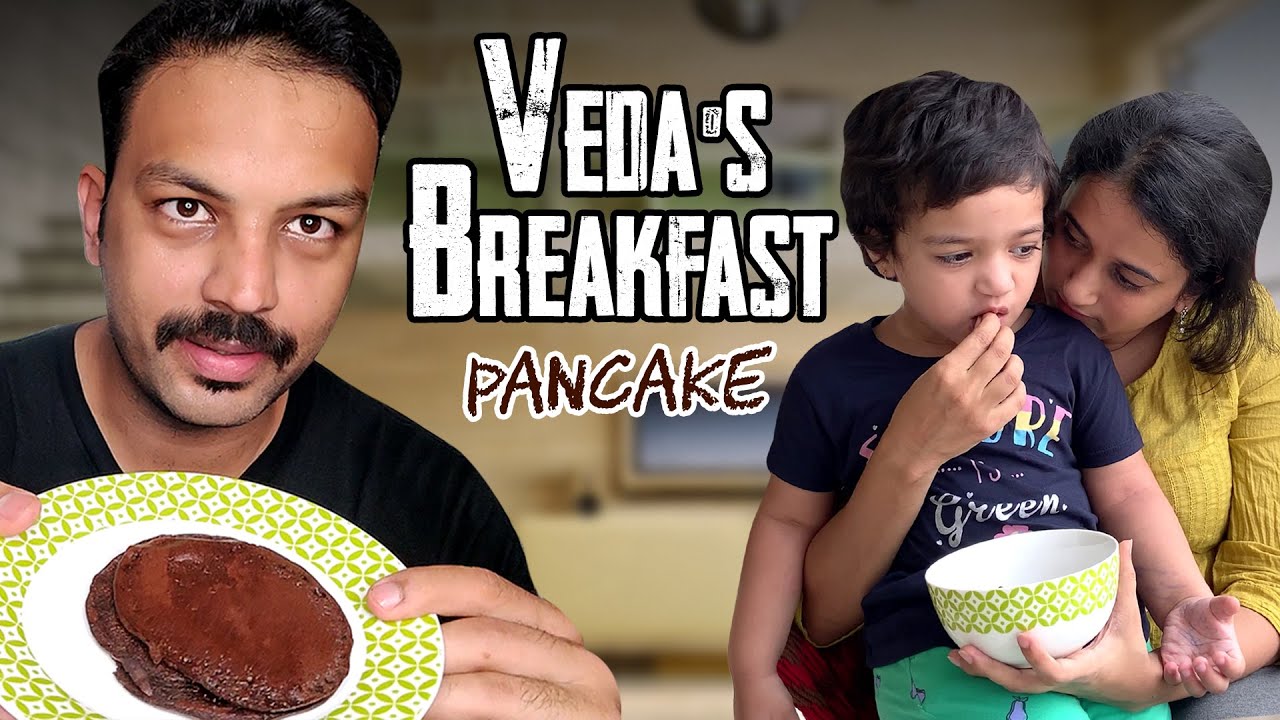 What Veda likes to eat | Amit's Surprise Pancakes
