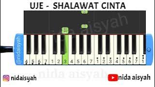 NOT ANGKA PIANIKA SHALAWAT CINTA | TUTORIAL MUDAH MAIN PIANIKA SHALAWAT CINTA UJE