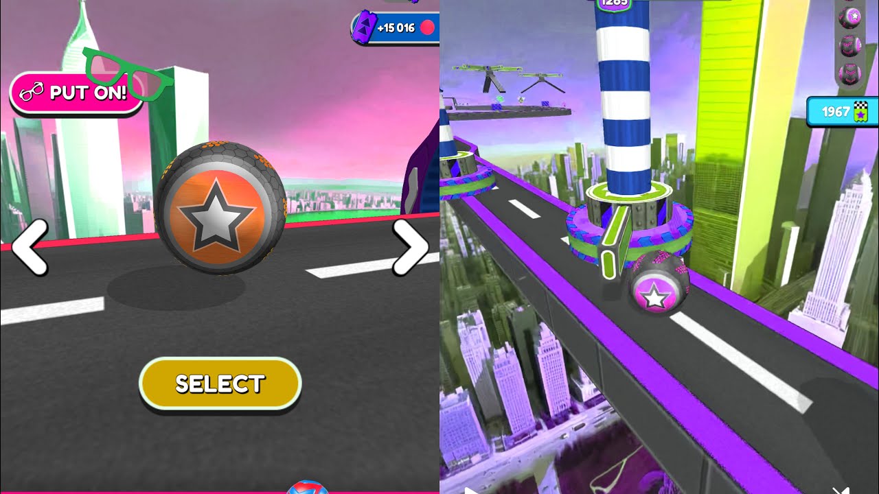 Going Balls Speedrun Challenge Vs Reverse Balls Speedrun Walkthrough Gameplay