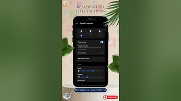 Sound Effect Setting in Realme | Realme UI 6.0 Update | #realme | #shorts