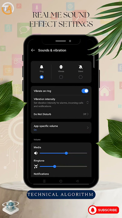 Sound Effect Setting in Realme | Realme UI 6.0 Update | #realme | #shorts