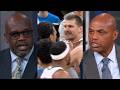 Shaq and Chuck react to Nikola Jokic fight with Lu Dort and OKC after cheap shot