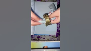 Bangles organizer idea #safe #bangles #packing #churiyaan #beautifull #organizer#colour #gift