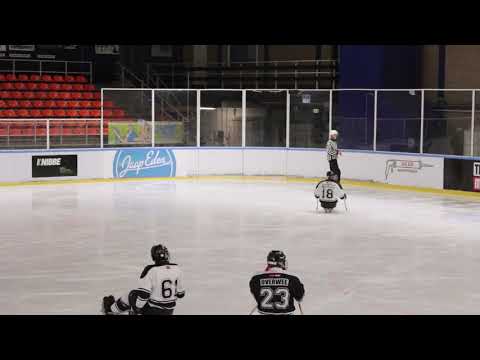 Sledge hockey in Jaap Eden 6 april 2019