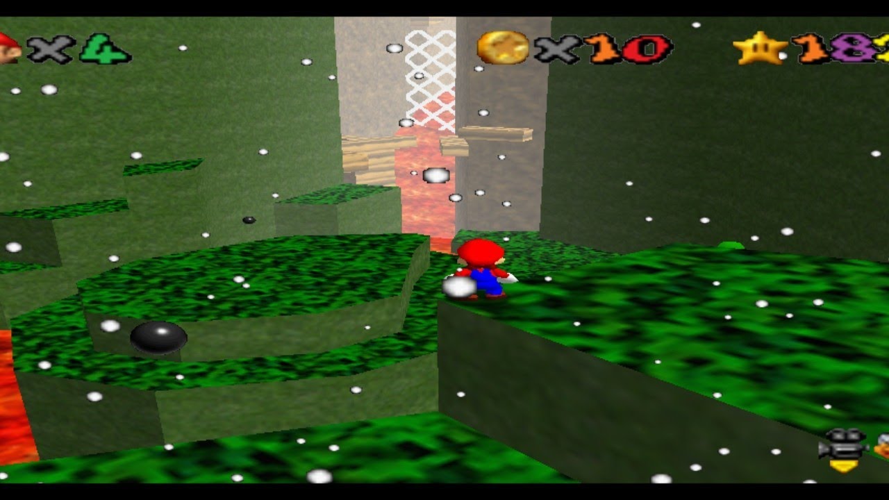 SM64 Treasure World - C3: Volcanic Brook
