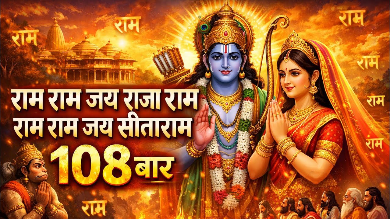 राम राम जय राजाराम।राम राम जय सीताराम। सुख समृद्धि धन वैभव और समस्त कामना पूर्ति हेतु जरूर सुनें।