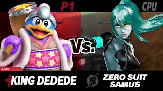 HewDraw Remix (P1) King Dedede vs Zero Suit Samus (CPU) (Verison.13.0.4) (By Citron and Black Smosh)
