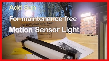 eLEDing Solar Wall Light with Motion Sensor Model: EE815WMC