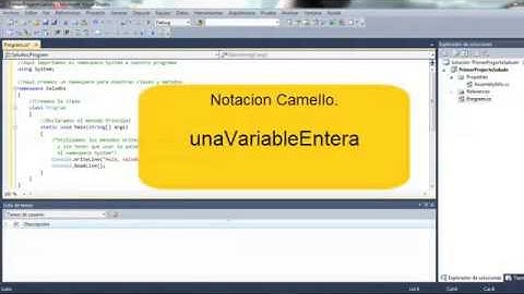 2.- Descubriendo Lenguaje C# Variables y Condicionales