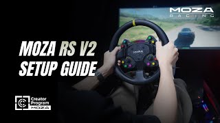 How to Set Up the MOZA RS V2 Steering Wheel in Pit House