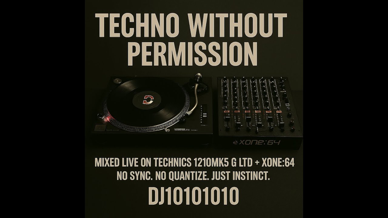 Techno Live Vinyl Mix | Tribal Tek | Cut on 1210s | No Quantize