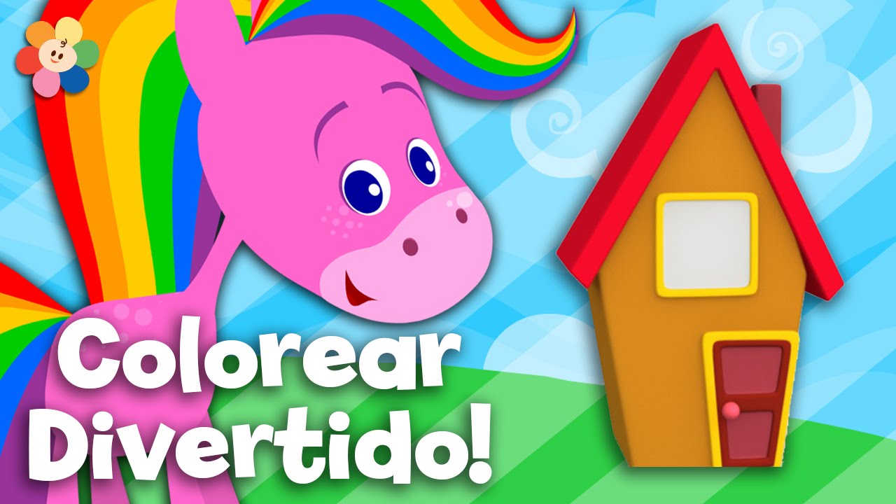 Dibujos Animados y Colores para Bebes | El Caballo Arco Iris | BabyFirst  Español | Aprender Colores - YouTube