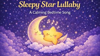 Sleepy Star Lullaby 🌙 | Calming Bedtime Song for Deep Sleep & Sweet Dreams | Gentle Baby Sleep Music