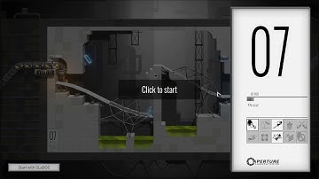 Bridge Constructor Portal level 7 solution