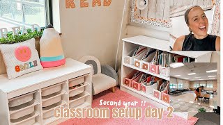 classroom setup part 2 // second year teacher!!