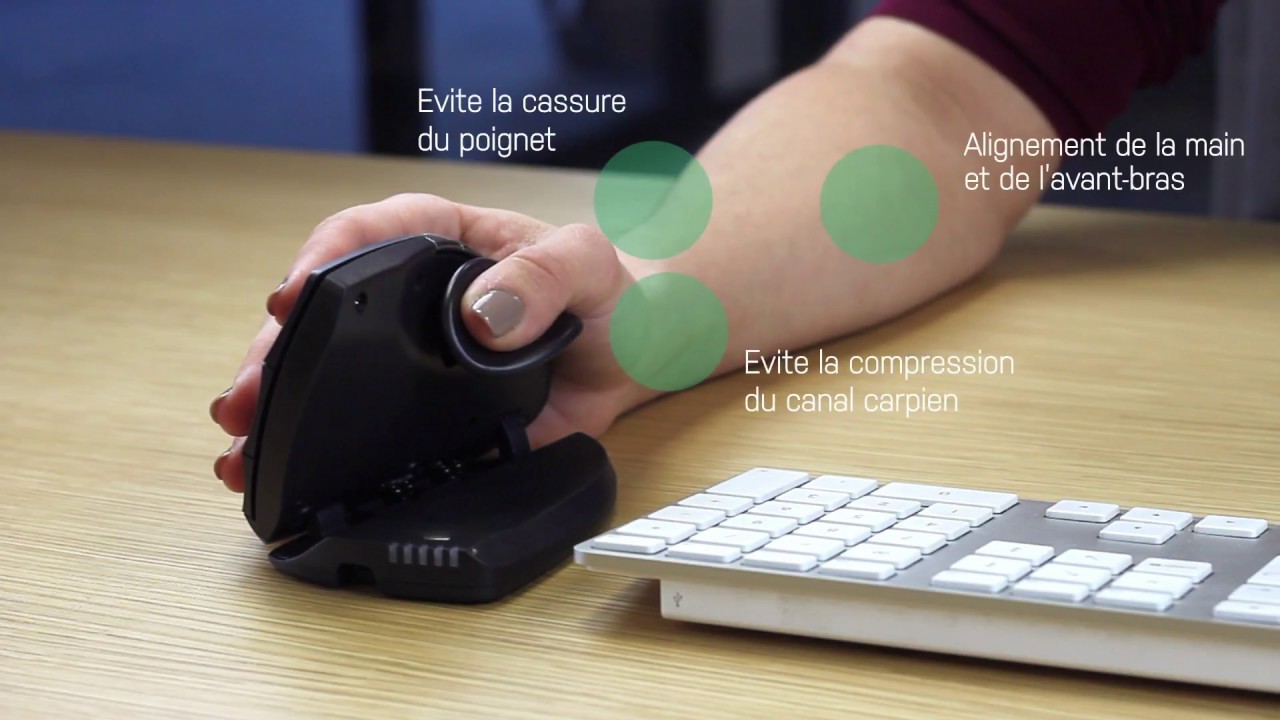 La souris ergonomique Unimouse contre les TMS du poignet et du